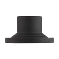 thumbnail image 4 of Beaumont Lane Contemporary Brass Black Outdoor Pier Mount Adapter, 4 of 7