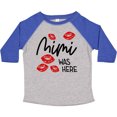 thumbnail image 3 of Inktastic Mimi Was Here Red Kisses Boys or Girls Toddler T-Shirt, 3 of 5