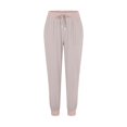 thumbnail image 4 of TRUBKH Women Linen Pants Wide Leg Palazzo Pant Beach Palazzo Pants Resort Trouser with Pocket Balloon Pants Lounge Trousers Elastic Cuff Baggy Yoga Pants Women Plain Drawstring Trousers Purple S, 4 of 5