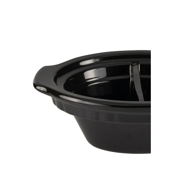 Parini Dual Compartment Slow Cooker 2-16 Ounce Compartments