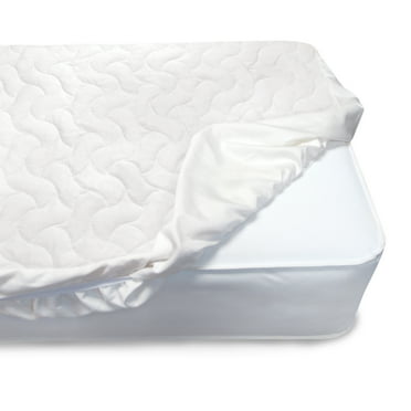 Serta Sertapedic Crib Mattress Pad Cover/Protector with Nanotex Stain Repel and Release