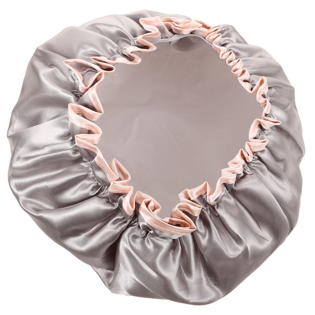 Gorro de baño elástico para mujer, transpirable, para ducha y sauna