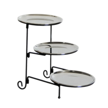 

3 Tier Serving Tray Cupcake Stand with Stand Holder Fruit Dessert Tray for Hotel