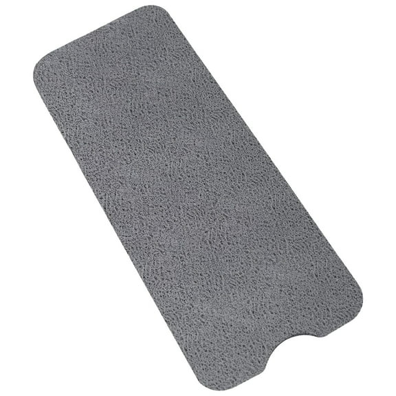 Non Slip Bathtub Mat,Quick Drying Bathroom Tub Mat with Drain for Wet Area,Waterproof Non Slip Shower Room Entrance,Toilet,Kitchen Floor Protection(Grey)