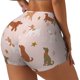 thumbnail image 1 of Fotbe Star Cute Dog Shorts Sin Costuras – Shorts Deportivos de Cintura Alta para Mujer, Elásticos para Gimnasio, Yoga, Running o Ciclismo-Small, 1 of 8