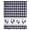 Dark Purple, variant on Farmhouse Blue Plaid Sheer Curtains 96 Inches Long, Vintage Country Cock Checkered Light Filering Curtains, Privacy Drapes Simi Floor to Veiling Curtain for Living Room Bedroom Large Window Treatment
