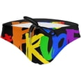 thumbnail image 1 of Men Swim Briefs Rainbow Pride Gay Bikini Swimwear Swimming Triangle Shorts, 1 of 6