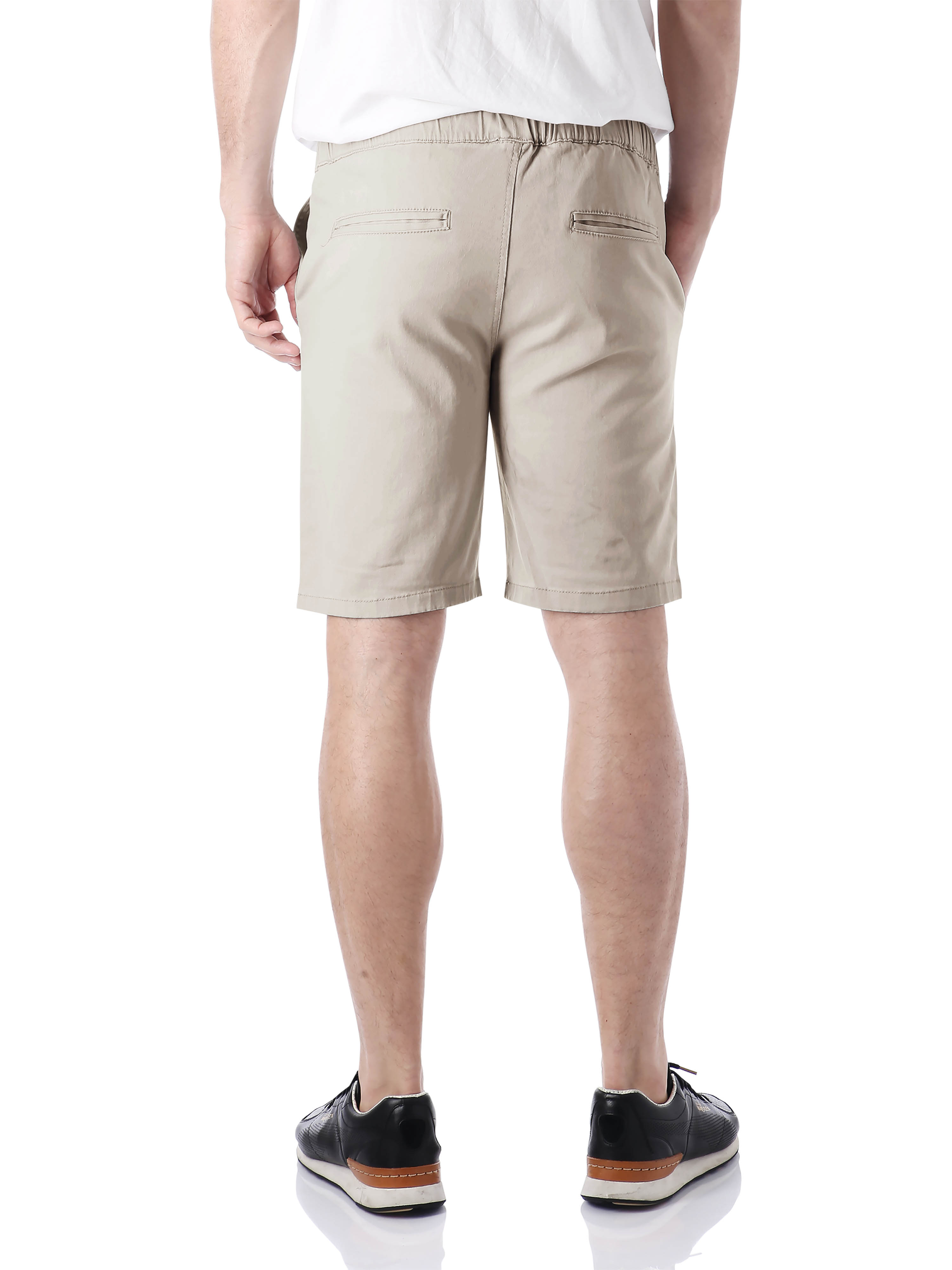 Ma Croix Men's Flat Front Summer Casual Twill Classic Slim Fit Cotton Shorts - image 3 of 6