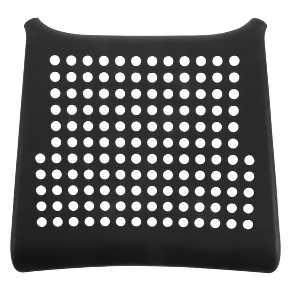 HINTRMENT Black Plastic Dining Seat Board Replacement with Pegboard for Office and Restaurant Chairs