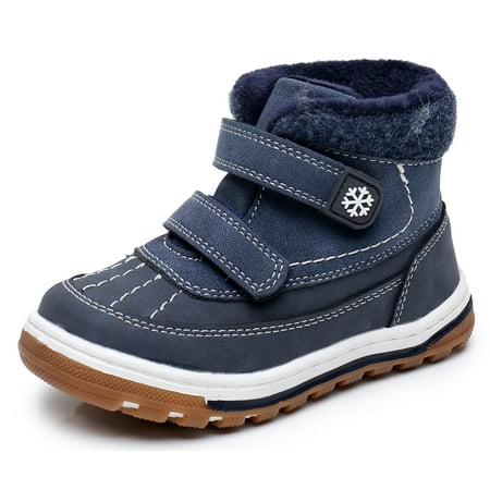 

Blikcon Kids Boys Toddle Tracks Hook and Loop Ankle Boots Autumn Boots (Color : Navy Size : 8 Toddler)