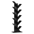 thumbnail image 1 of Bookshelf SHEEPAM 10 Tier Tree Book Shelf Black Wood, 1 of 9