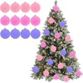 thumbnail image 1 of 12 bolas de terciopelo para adornos navideños, 3,15'', adornos flocados para árbol de Navidad, bolas de terciopelo para adornos de árbol de Navidad, decoración de corona (n.° 11), 1 of 2