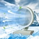 thumbnail image 1 of Ventilador, ventilador de techo, ventilador de escritorio, ventilador portátil de escritorio con alta potencia de viento y ventilador de escritorio silencioso que se puede girar hacia arriba y hacia a, 1 of 3