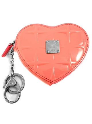 BESTOYARD Leather Coin Purse Change Holder Heart Shaped Coin Bag Change  Pouch with Zipper Coin Pouch Change Wallet Handbag Pendant Charms for Party