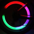 thumbnail image 2 of WHAMVOX 10pcs Cool Pattern Bike Lights Silver for Drivers with Battery Powered Function, 2 of 8