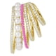 thumbnail image 2 of Xihbxyly Ear Cuff Deslizante de Cristal con Forma de Pera, con Clip Multicapa, Sin Perforaciones, 2 of 2