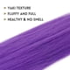 thumbnail image 4 of Trenza ignífuga de 2 piezas de 26 pulgadas, preestirada, de pelo sintético para trenzas DIY, para festivales, extensión de 90 g, 4 of 8