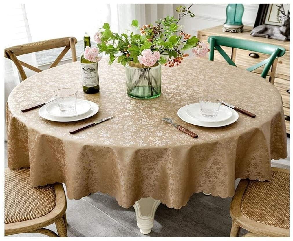 Tablecloths, Round Tablecloths, Suitable for Family Dining Tables