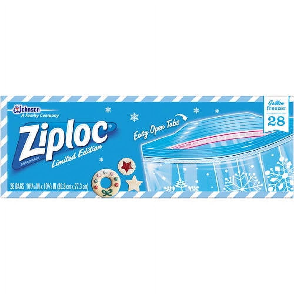 Ziploc® Brand Freezer Bags, Gallon, 28 Count 