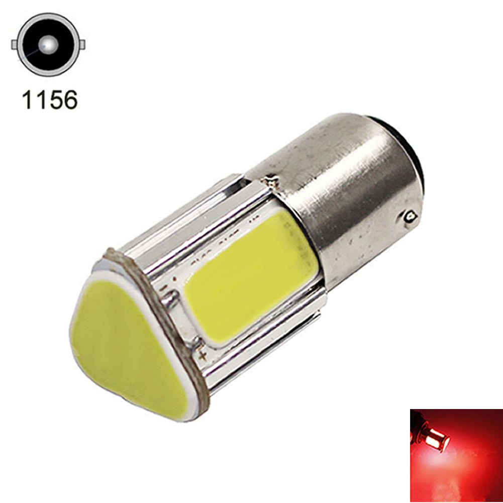 2pc Yellow 1156 G18 Ba15s 4COB LED Car Turn Signal Rear Light Bulb Lamp 12V
