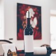 thumbnail image 4 of Bouchon de Bouteille de Vin Rouge Mousseux Réutilisables Couvercles Étanches à l'Air en Acier Décoratif Liège Mignon Échelle Bouchon Scellant Fuite Vide Barre d'Économie d'Eau, 4 of 7