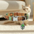 thumbnail image 4 of JoyMoreToys Soft Durable Waterproof Pet Collar with Metal Buckle and Decorative Pendant, Easy to Clean, Quick Release Pet Collars Adjustable for Small Medium Pet, 4 of 6