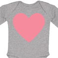 thumbnail image 4 of Inktastic Pink Valentine's Day Heart Boys or Girls Long Sleeve Baby Bodysuit, 4 of 5