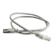 C2G 25ft Cat5e Snagless Shielded (STP) Ethernet Cable - Cat5e Network Patch Cable - Gray - Patch cable - RJ-45 (M) to RJ-45 (M) - 25 ft - STP - CAT 5e - molded, stranded - gray