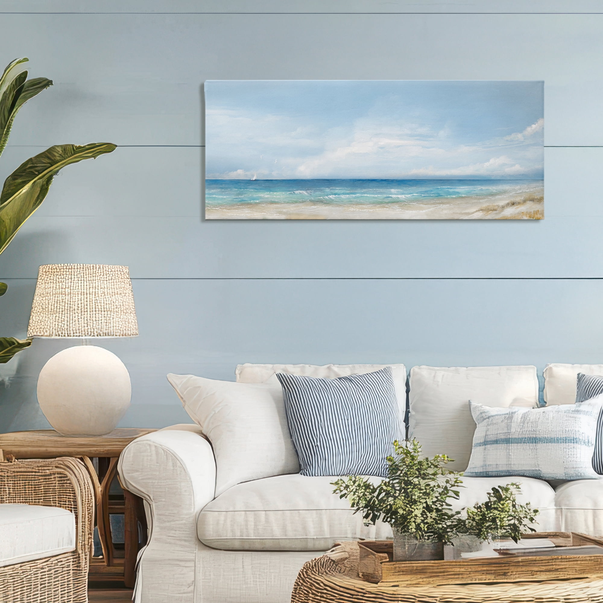 Stupell Industries Open Panoramic Sea Canvas Wall Art, design by Ruane Manning