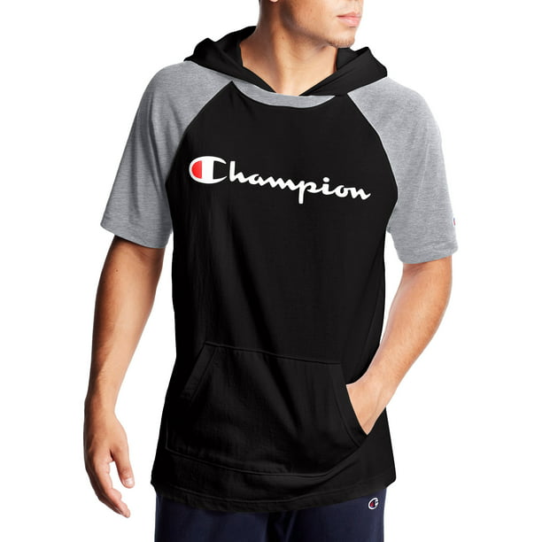 Champion - Champion Men's Middleweight Short Sleeve Hoodie, up to Size ...