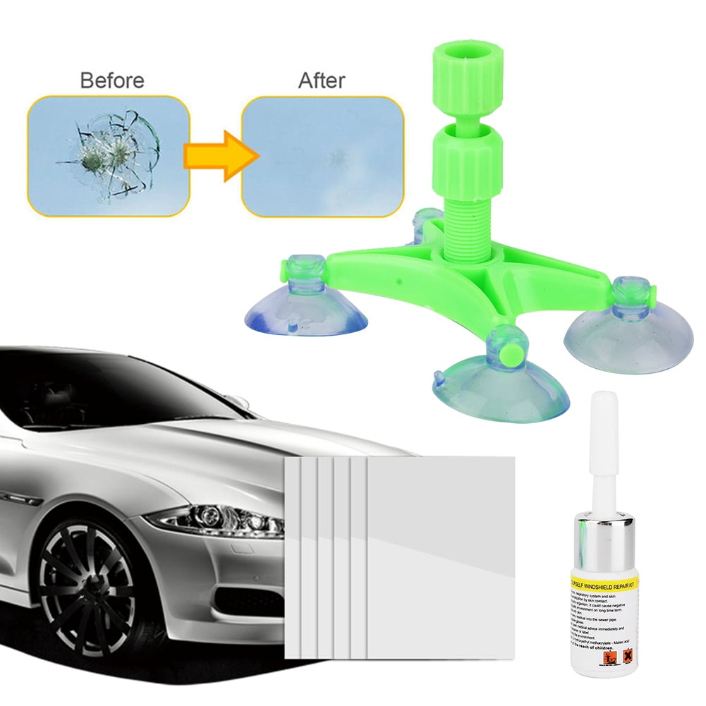 Car Glass Repair Kit, Prevent Spreading Windshield Repair Kit For All