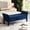 Navy Blue, variant on 51.5" Navy Blue Storage Bench Made of Velvet | Can Be Used in Multiple Home Areas | Comfortable Milk Velvet Surface | Solves the Problem of Storing Small Items