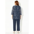 thumbnail image 2 of Catherines Women's Plus Size Luna Lace 3-Piece Pant Suit, 2 of 6