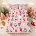 thumbnail image 4 of Erosebridal Gnome King Sheets Nisse Bedding, Brown Cream 4 Pieces (1 Flat Sheet, 1 Fitted Sheet and 2 Pillowcases), 4 of 6