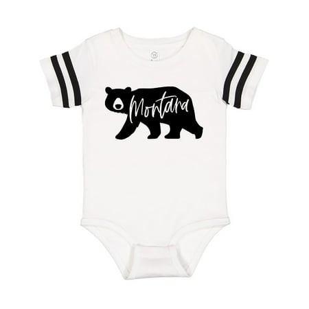 

Inktastic Montana Black Bear Silhouette Gift Baby Boy or Baby Girl Bodysuit