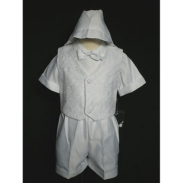 NTG INFNAT BOY & TODDLER CHRISTENING BAPTISM FORMAL VEST SUIT S M L XL