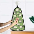 thumbnail image 5 of Cartoon Sheep Hand Towel Quick Drying Home Storage Kitchen Towel Hooks Dish Cloths, 5 of 6