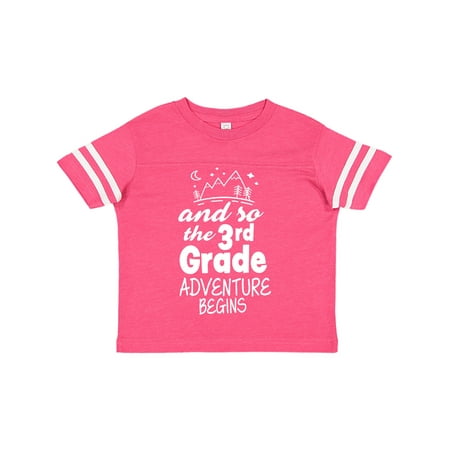 

Inktastic The 3rd Grade Adventure Begins Gift Toddler Boy or Toddler Girl T-Shirt