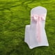 thumbnail image 5 of 10 Uds. Fajas de satén para sillas, fajas para sillas con lazo, funda para sillas de banquetes para decoraciones para el hogar, bodas y fiestas, 5 of 5