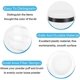 thumbnail image 3 of 6Pcs Travel Sample Jar Pots - 50ml Mini Cosmetic Containers (Black White), 3 of 5