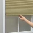 thumbnail image 6 of Regal Living Cordless Light Filtering Polyester Pleated Shades, Camel - 70 in. W x 48 in. L, 6 of 7