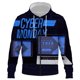 thumbnail image 1 of Sudadera con capucha 3D con estampado de tecnología del futuro 2024 para hombre y mujer, sudadera de manga larga con cremallera, ropa de calle Harajuku, talla grande, 1 of 6