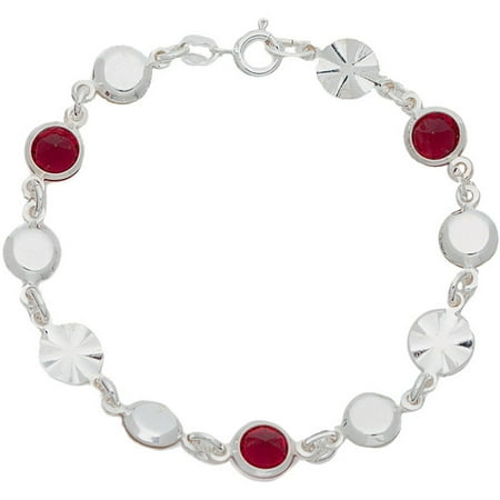 Sterling Silver Kids' Bracelet, 6