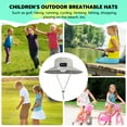 thumbnail image 5 of koolsoo Kids Sun Protection Hat with Solar Fan Multifunctional Adjustable Summer Travel Hat for Boys Girls Lightweight Light Gray, 5 of 8