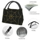 thumbnail image 4 of Easygdp Golden Spider Web Bolsa de Almuerzo Insulada Reutilizable, Bolsa de Mano y Bandolera para Oficina, Trabajo, Viajes, 4 of 6