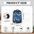thumbnail image 6 of HELLHERO Mixer Cover for Home Kitchen & Kitchen Use 1pc Heart-Shaped Dolphin Pattern, 6 of 6