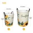 thumbnail image 3 of XMXT Collapsible Laundry Basket, Sunflower Blossom Print Waterproof Laundry Hampers Storage Baskets Dirty Clothes Hamper, 40L, 3 of 8