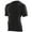 Black, variant on 2600A-Royal-3X Hyperform Compression Short Sleeve Shirt, Royal - 3X