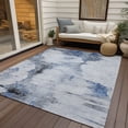 thumbnail image 6 of Addison Rugs Chantille Indoor/Outdoor Transitional Modern Blue Washable Rectangle Rug, 3' x 5', 6 of 6