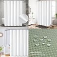thumbnail image 6 of And Proof Polyester Shower Curtain for Bathrooms - Quick - Dry Liner Included Easy Care Addition to Your Shower Space, 6 of 8